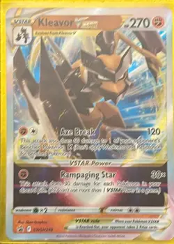 Pokemon SWSH Black Star Promos Kleavor VSTAR - Image 2