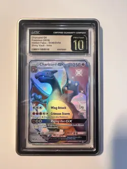 Pokemon Hidden Fates Shiny Charizard CGC Pristine 10. Comes With Gold Metal Case - Image 1
