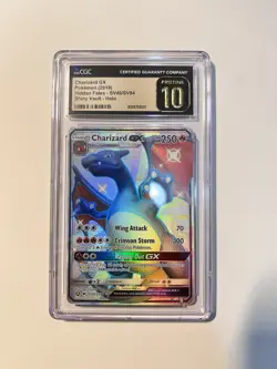 Pokemon Hidden Fates Shiny Charizard CGC Pristine 10. Comes With Gold Metal Case - Image 2