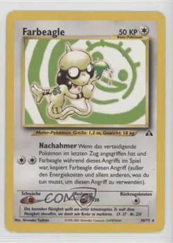 Smeargle German Pokemon Neo Discovery #30 2001 10cj - Image 1