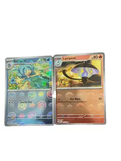 Pokemon Black Bolt White Flare Pokeboll Holo Lot Of 2 - Image 1