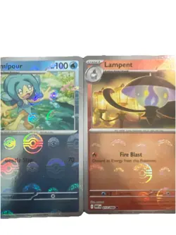 Pokemon Black Bolt White Flare Pokeboll Holo Lot Of 2 - Image 2
