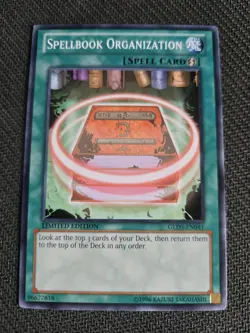Spellbook Organization GLD5-EN041 Common Limited Edition NM Yugioh Free Shipping - Image 1