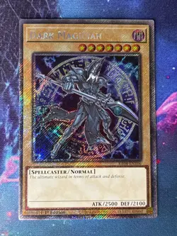 Yugioh - Dark Magician (7th Art) (NM) - Platinum Secret Rare - RA04-EN106 - Image 1