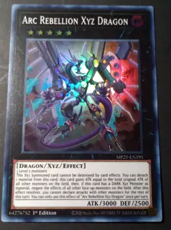 Arc Rebellion Xyz Dragon MP21-EN191 Yugioh Tin of Ancient Battles 1st Edition - Image 1