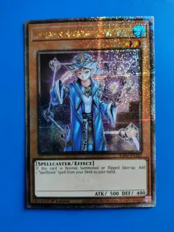 NM Yugioh Spellbook Magician of Prophecy RA04-EN183 Quarter Century Secret Rare - Image 1