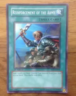 Yugioh SD5-EN024 Reinforcement of the Army 1st Edition .Free Postage - Image 1