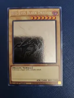 Yugioh Red-Eyes Black Dragon GFP2-EN176 Ghost Rare 1st Edition Near Mint - Image 1