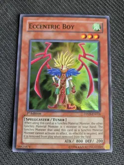 Eccentric Boy DP09-EN014 Super Rare 1st Edition NM Yugioh Free Shipping - Image 1