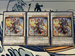 Yugioh Jurrac Meteor x3 Secret Rare BLMM-EN150 Near Mint - Image 1
