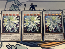 Yugioh Stardust Sifr Divine Dragon x3 Secret Rare BLMM-EN151 Near Mint - Image 1