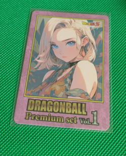 Android 18 sexy Anime ACG Waifu custom Cartoon Beauty Holo Card - Image 1