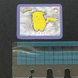 Pikachu 3D Lenticular Card Pokemon Advanced Generation Nice Smaller Size - Image 5