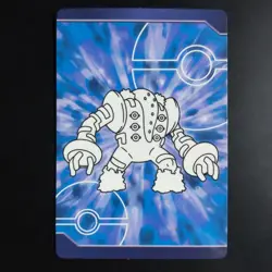 Regigigas Pokemon Card Diamond Pearl Fluorescent Glow in Dark Collectible - Image 4