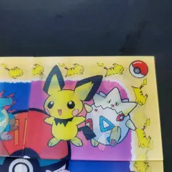 Pokemon Meiji Mini Change Lenticular Card Set Pichu Pikachu Silver Gold - Image 4