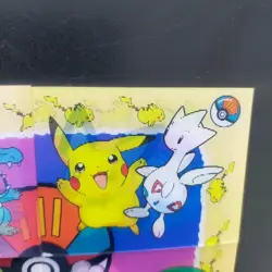 Pokemon Meiji Mini Change Lenticular Card Set Pichu Pikachu Silver Gold - Image 5
