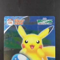Manaphy Egg Pikachu Carddass Clear Card Pokemon Advanced Generation Collectible - Image 2