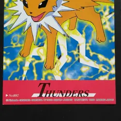 Sanders Pokemon Postcard No.82 Banpresto Collectible Card Game Condition - Image 3