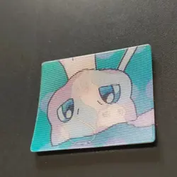 Mew Pokemon Meiji Zoom Up Sticker 3cm x 2.5cm Lenticular Change Card - Image 5