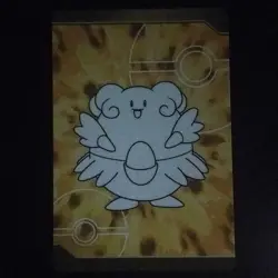 Luminous Happinus Pokemon Card Diamond Pearl Fluorescent Hikaru Top S - Image 3