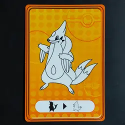 Flosel Pokemon Card Diamond & Pearl Fluorescent Glow in the Dark Used - Image 4