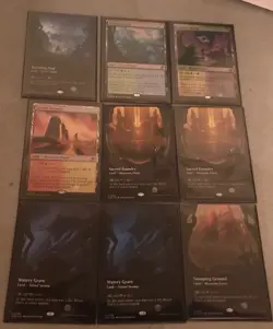 Magic the Gathering Shock Land Lot MTG Edge Of Eternities X9 Foil Non - Image 1