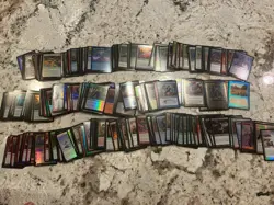 Mtg Foil Lot x300 - Magic The Gathering Foil Card Lot Mtg Foil Cards Lp-Mp - Image 1