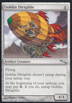 Goblin Dirigible -Foil Medium Play MTG Mirrodin - Image 1