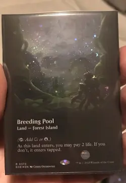 MTG Edge Of Eternities Breeding Pool Borderless (Galaxy Foil) - Image 1