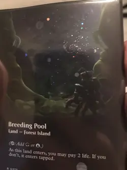 MTG Edge Of Eternities Breeding Pool Borderless (Galaxy Foil) - Image 2