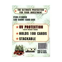 PKK Products Card Storage 100 Count Card Box (10 Pack) SW (New) - Image 1