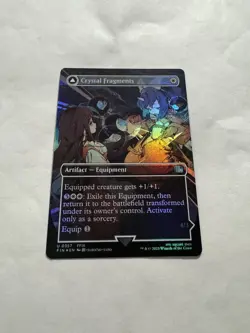 Crystal Fragments Borderless Foil - FIN 0357 NM - MTG Magic🔥🔥📦📦🃏🃏 - Image 1