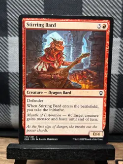 MTG TCG: Stirring Bard 195/361, Battle for Baldur's Gate - Image 1