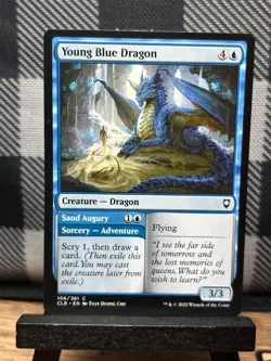 MTG TCG: Young Blue Dragon 106/361, Battle for Baldur's Gate - Image 1