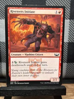 MTG TCG: Riveteers Initiate 120/281, Streets of New Capenna - Image 1