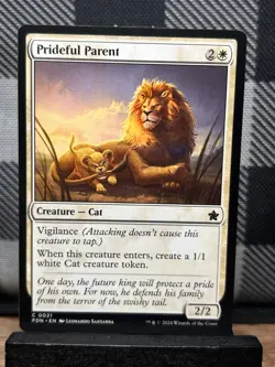 MTG TCG: Prideful Parent 21, Foundations - Image 1
