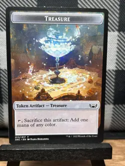 MTG TCG: Treasure 13/17, (Token) Streets of New Capenna - Image 1