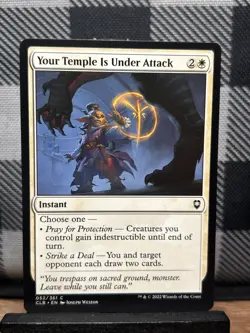 MTG TCG: Your Temple Is Under Attack 52/361, Battle for Baldur's Gate - Image 1