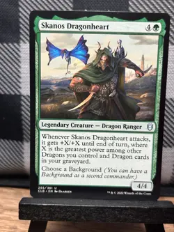 MTG TCG: Skanos Dragonheart 255/361, Battle for Baldur's Gate - Image 1