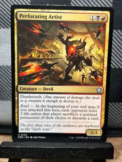 MTG TCG: Perforating Artist 124, Foundations - Image 1
