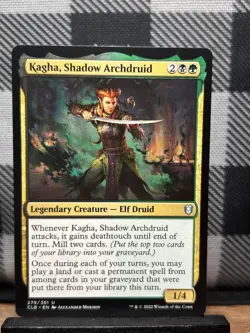 MTG TCG: Kagha, Shadow Archdruid 279/361, Battle for Baldur's Gate - Image 1