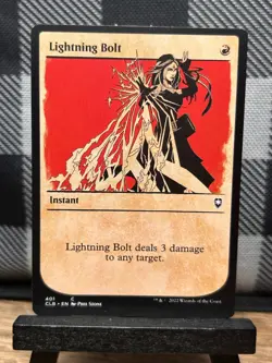MTG TCG: Lightning Bolt 401, (Showcase) Battle for Baldur's Gate - Image 1