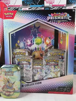 Prismatic Evolutions Sealed Lot! Binder + Accessory Pouch + Mini Tin Pokemon TCG - Image 4