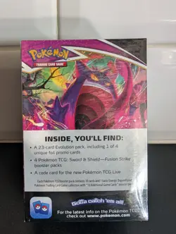 Pokemon TCG - Fusion Strike Build And Battle Box New Factory Sealed SWSH 8 - Image 2