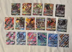 Pokemon TCG Sm - Burning Shadows GX Lot of 17 Cards - Full Art - LP-NM - Image 1