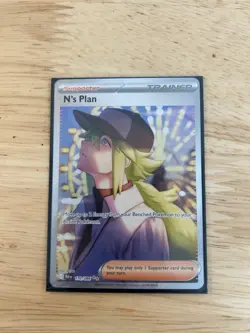 N's Plan SAR 170/086 sv11B English Pre Release Pokemon Card | Black Bolt - Image 1