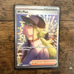 N's Plan SAR 170/086 sv11B English Pre Release Pokemon Card | Black Bolt - Image 1
