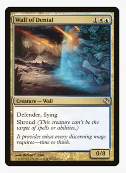 Wall of Denial #11 DDI Magic Card With Protective Sleeve - Image 1
