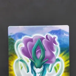 Suikun Holo Gold Silver Carddass Pokemon Kira Hologram Collectible Card - Image 2