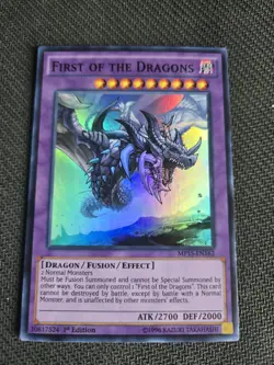 First of the Dragons MP15-EN162 Super Rare 1st Edition NM Yugioh Free Shipping - Image 1